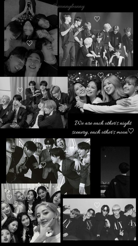 Dark aesthetic with all of my fav groups♡. Kpop Multistan Aesthetic, Black Wallpaper Aesthetic Korean, Black Pink Wallpaper Aesthetic Group, K Pop Wallpaper Aesthetic Dark, Kpop Wallpaper Black And White, Blink Wallpaper Aesthetic, Historical Aesthetic Wallpaper, Kpop Multistan Wallpaper, Mafia Wallpaper Aesthetic