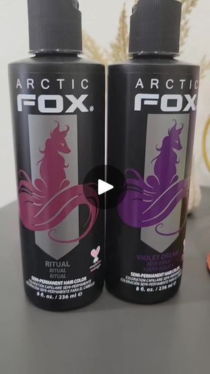 Purple Hair Arctic Fox Dyes, Arctic Fox Purple Af, Arctic Fox Hair Dye Combinations, Arctic Fox Ritual, Arctic Fox Violet Dream, Arctic Fox Hair Dye, Fox Hair Color, Fox Hair, Arctic Fox Hair Color