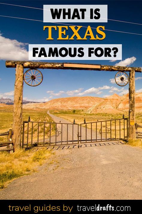 Famous things in Texas| What is Texas famous for| Historic landmarks in Texas | Beautiful places in Texas | Unique things in Texas | Travel tips about Texas | Best attractions in Texas | Things about Texas | Things to do in Texasl #Travel #Traveltips #Texas #USA Texas Country Music, Texas Things, Texas Country, Usa Travel Guide, Texas Travel, Usa Travel Destinations, Famous Landmarks, Texas Hill Country, Texas Usa