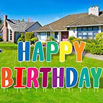 Lawn Birthday Decorations, Birthday Yard Decorations, 20 Balloons, 2 Balloon, Happy Birthday Yard Signs, 20 Number, Birthday Yard Signs, Outdoors Birthday Party, Happy Birthday Signs