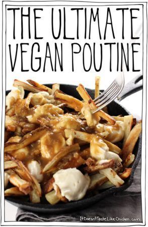 Vegan Poutine, Poutine Recipe, Crispy French Fries, Healthy Vegan Snacks, Cheese Curds, Vegan Comfort Food, Vegan Appetizers, Best Vegan Recipes, Poutine