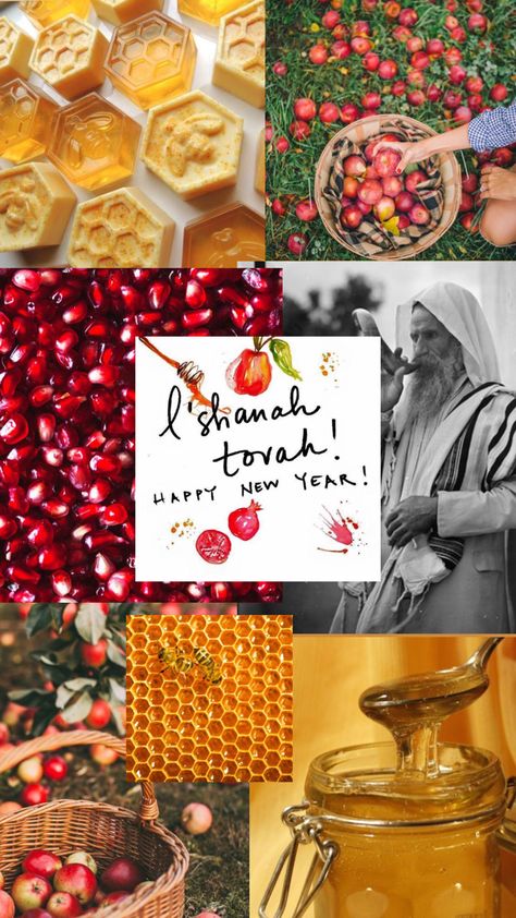 Rosh Hashana Wallpaper, Rosh Hashana Aesthetic, Rosh Hashana Cards, Jewish High Holidays, Yom Teruah, Jewish Feasts, Happy Rosh Hashanah, Rosh Hashanah Cards, Jewish Crafts