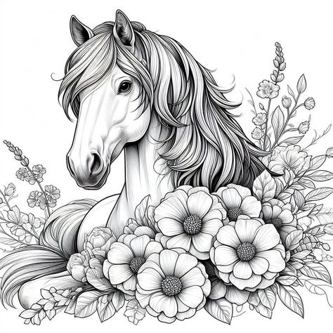 free coloring pages for kids - free printable - cartoon coloring pages - free download Tractor Coloring Pages, Horse Coloring Books, Insect Coloring Pages, Free Coloring Pages For Kids, Space Coloring Pages, Pyrography Patterns, Disney Princess Coloring Pages, Fish Coloring Page, Valentines Day Coloring Page