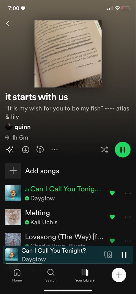 Couple Playlist Names, Couple Playlist, Spotify Ideas, It Starts With Us, Hoover Books, Playlist Names, Playlist Names Ideas, Colleen Hoover Books, Playlist Ideas