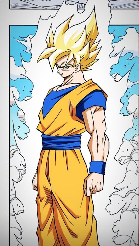 Side View Drawing, Dbz Manga, Dragon Ball Super Artwork, Dragon Ball Super Goku, Anime Dragon Ball Goku, Dragon Ball Super Manga, Dragon Ball Wallpapers, Dragon Ball Goku, Figure Poses