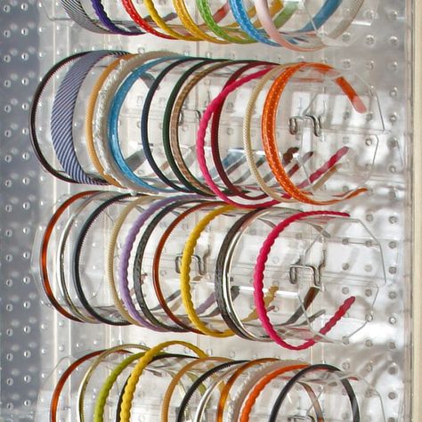 75 Wide Acrylic Headband Holders for Pegboard/Slatwall or Countertop Acrylic Headband, Peg Wall, Headband Display, Headband Organizer, Pegboard Accessories, Brochure Holders, Display Risers, Headband Holder, Counter Display