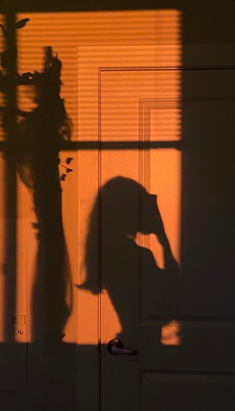 aesthetic girl silhouette on golden hour Golden Hour Silhouette, Shadow Photos, Maybe Someday, Ig Story, Golden Hour, Dream Life, Human Silhouette, Art Inspo, Color Palette