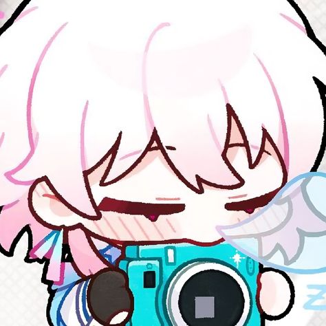 Chibi Pfp, Hsr Icons, Honkai Starrail, March 7th, Honkai Impact 3rd, Star Trails, Sticker Maker, March 17th, Chibi Characters