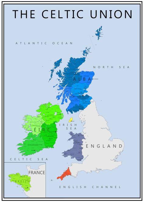 Celtic Union. British Isles Map, Map Of Britain, Celtic Nations, Semitic Languages, Scotland Map, The Celts, Ancient Celts, Geography Map, Celtic Culture