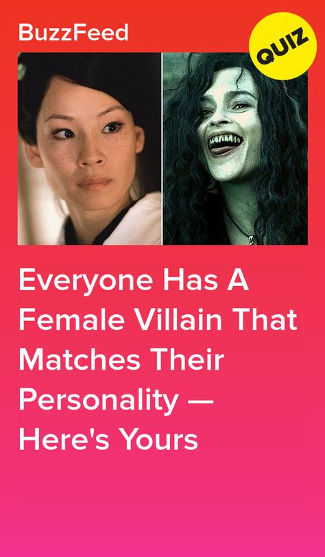 Buzzfeed Personality Quiz, Female Book Characters, Personality Quizzes Buzzfeed, Quizzes Funny, Best Buzzfeed Quizzes, Women Villains, Personality Game, Quizzes Buzzfeed, Fun Personality Quizzes