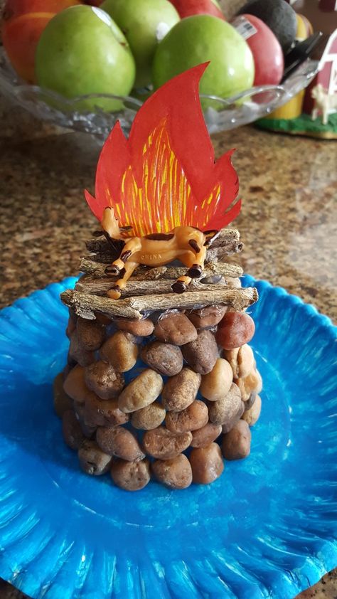 Fire From Heaven Elijah Craft, Elijah And The Fire Craft, Elijah Calls Fire From Heaven Craft, Elijah Fire From Heaven Craft, Elijah Preschool Craft, Elijah And Fire From Heaven Craft, Elijah Craft, Elijah Altar Craft, Elijah And The Prophets Of Baal Craft