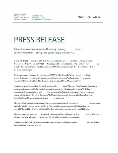 Professional Usaid Press Release Template Word Sample Uploaded by Maya Laundra. Usaid press release template, Today, many individuals think sample media release templates are extremely valuable in method of writing these documents... Press Release Design, Public Relations Career, Press Release Example, Press Release Template, Document Design, Interesting Facts About Yourself, Career Vision Board, Website Names, Documents Design