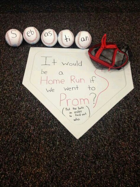 Sadie Hawkins ideas Sadie Hawkins Proposals Creative, Twerp Proposals, Baseball Promposals, Softball Promposal, Dance Answers, Baseball Promposal, Sadies Ideas, Hoco Asks, Sadie Hawkins Proposals