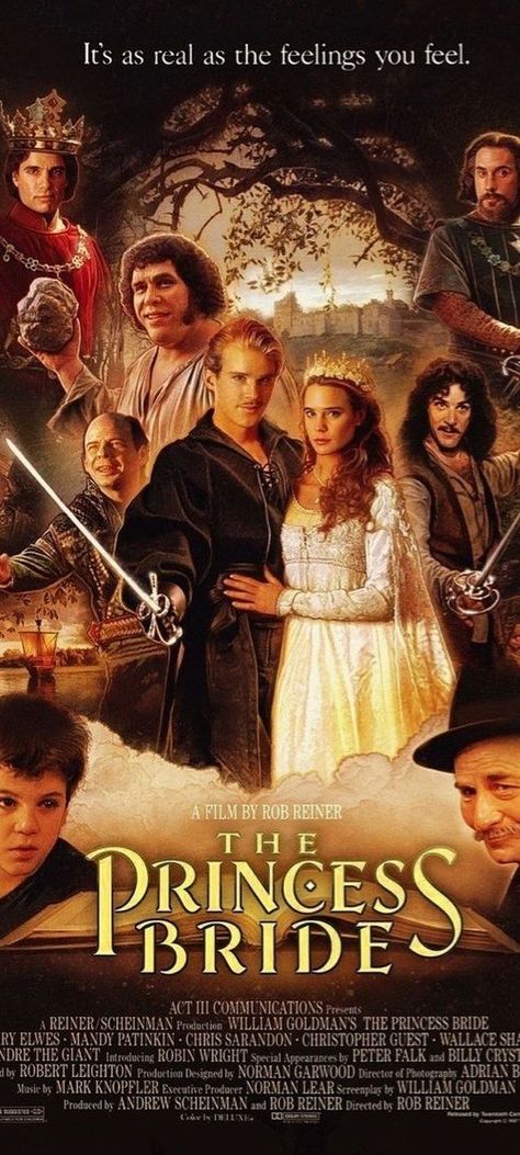 The Princess Bride 1987, Princess And The Bride, The Princess Bride Aesthetic, Princess Bride Aesthetic, Castlecore Aesthetic, The Princess Bride Poster, Medieval Movies, Nostalgia Movies, Princess Bride Movie Poster