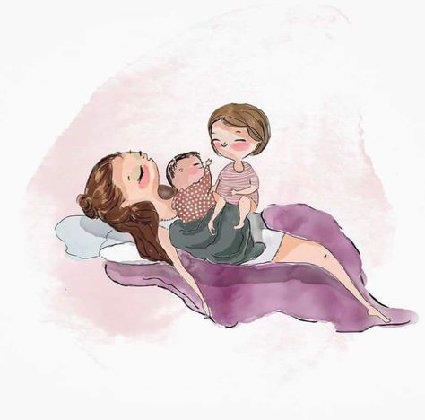 Pregnancy Illustration, Mother Daughter Art, Mother Baby Photography, Pregnancy Books, Mother Art, Meaningful Art, Mom Art, Hard Days, Family Illustration