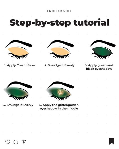 Hooded Eye Green Eyeshadow, Simple Green Eyeshadow Tutorial, Simple Green Eyeshadow Looks, Subtle Green Eyeshadow, Quick Eyeshadow Looks, Easy Green Eyeshadow Looks, Makeup To Go With Green Dress, Light Green Makeup Looks, Banquet Makeup