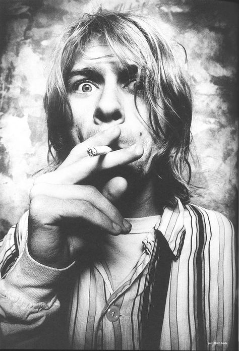 Regardless of who they were before they came to the show, I get a few hours to try and subvert the way they view the world. It's not that I'm trying to dictate, it's just that I am afforded a certain platform on which I can express my views. At the very least, I always get the last word. -Kurt Cobain Murakami Haruki, Donald Cobain, Krist Novoselić, Nirvana Kurt Cobain, Nirvana Kurt, We Will Rock You, Foo Fighters, White Photo, Kurt Cobain