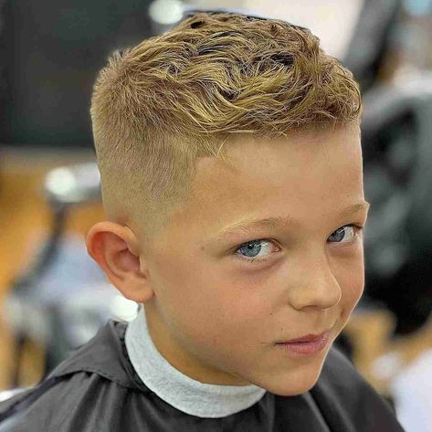 Boys Fade Haircut, Boys Haircut Styles, Short Hair For Boys, Tan Skin Blonde Hair, Boy Haircuts Short, Toddler Haircuts, Cool Boys Haircuts