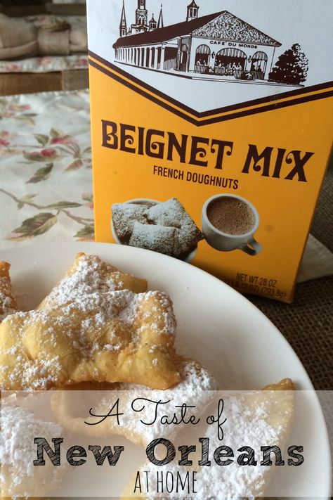 A Taste of New Orleans at Home with Beignet Mix from Cafe du Monde Cajun Desert New Orleans, Cafe Du Monde Beignets Recipe, Gluten Free New Orleans, Beignets Recipe Easy, Things To Do In Ohio, Project Graduation, Beignet Recipe, Camping Road Trip, Frog Party