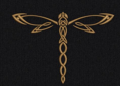 Dragonfly Embroidery Design, Dragonfly Embroidery, Celtic Animals, Metal Plant Stand, Dragonflies Design, Celtic Knot, Larp, Sacred Geometry, Ball Dresses