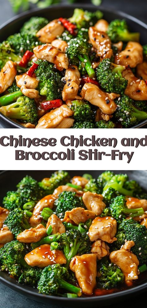 Chinese Chicken and Broccoli Stir-Fry Chinese Chicken And Broccoli Recipes, Broccoli Stir Fry Recipes, Blanching Broccoli, Chicken And Broccoli Stir Fry, Chicken Broccoli Stir Fry, Dinner Experience, Quick Stir Fry, Cheesy Mashed Potatoes, Broccoli Stir Fry