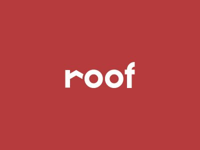 #verbicon #Roof logo by MisterShot Roof Logo Design, Roofing Company Logos, Roof Logo, Maintenance Logo, Roofing Logo, Management Logo, Building Logo, Logo Design Set, Architecture Logo