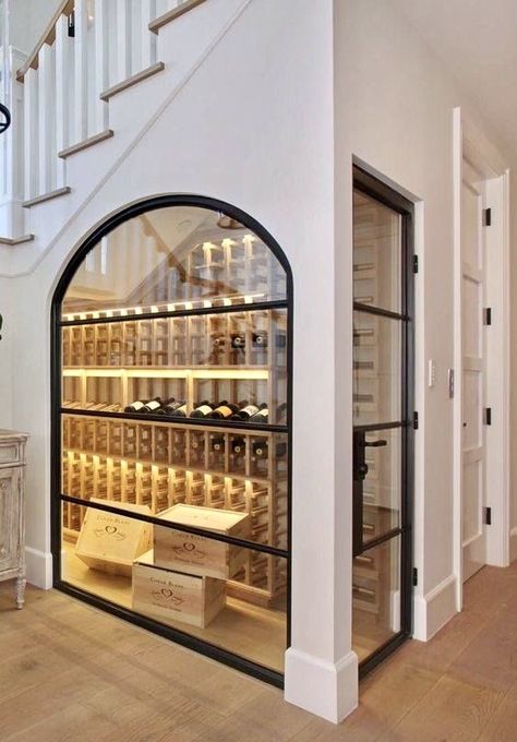 Wine Closet, Desain Pantry, Home Wine Cellars, Bar In Casa, Master Shower, Interior Design Per La Casa, Wine Wall, Wine Cellars, Diy Cabinets