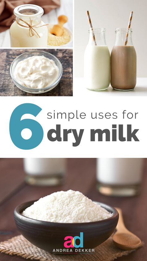 Uses For Dry Milk, Nonfat Dry Milk Uses, Nonfat Dry Milk Recipes, Dried Milk Recipes, Recipes With Dry Milk, Uses For Powdered Milk, Dry Milk Powder Recipes, Powdered Milk Uses, Recipes With Powdered Milk