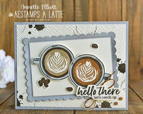 Shaker Cards Tutorial, Coffee Themed Cards, Coffee Stamps, Coffee Cards, Crafts Cards, Color Challenge, Fancy Fold Cards, Card Tutorial, Shaker Cards