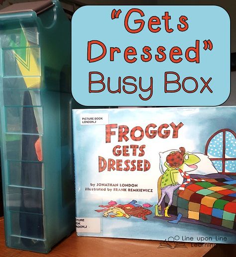 Froggy Gets Dressed, Preschool Calendar, January Classroom, Storytime Crafts, Clothing Themes, School Songs, Trade Books, Busy Boxes, Calendar Time