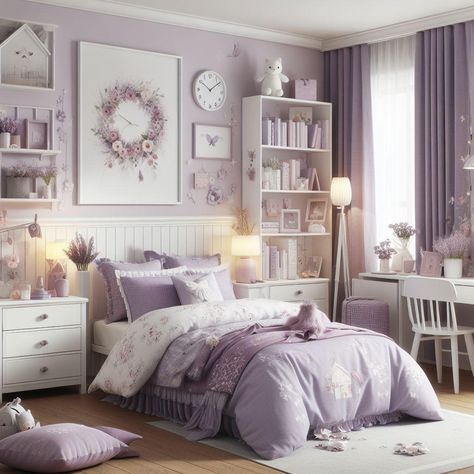 Lilac Room, Lilac Cottage, Dream Bedroom Inspiration, Minimal House, Dorm Inspo, Bedrooms Ideas, Bedroom Bliss, Minimal House Design, Kids Bedrooms