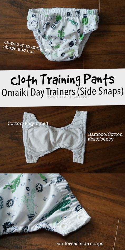 Omaiki Day Trainers - Cloth Training Pants - Cloth Pull ups for toddlers with Side Snaps - Made in Canada - Cloth Diapers - Toilet Training - Potty Learning Training Pants Pattern, Toddler Training Pants, Potty Training Help, Diy Cloth Diapers, Boys Potty, Pants Diy, Training Puppy, Starting Potty Training, Toddler Patterns