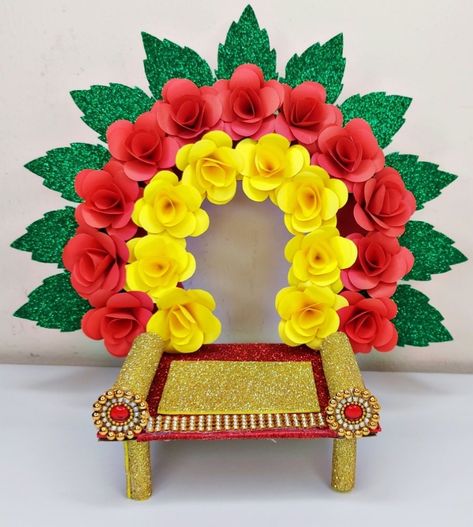 Vinayagar Chaturthi Decoration Vinayagar Chaturthi Decoration, Simple Ganpati Decoration, Bappa Decoration, Vinayagar Chaturthi, Ganpati Decoration Ideas, Chaturthi Decoration, Ganesh Decoration, Ganesh Pooja, Ganesh Chaturthi Decoration