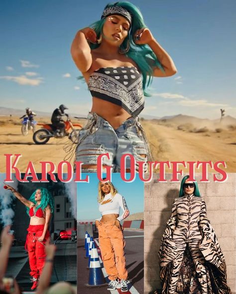 11 Iconic Karol G Outfit Ideas - ljanestyle Karol G Cargo Pants Outfit, What To Wear To Karol G Concert, Carol G Concert Outfit Ideas, Karol G Iconic Outfits, Carol G Concert Outfit, Karol G Outfit Ideas, Concert Outfit Ideas Karol G, Karol G Inspired Outfits Concert, Karol G Concert Outfits 2023