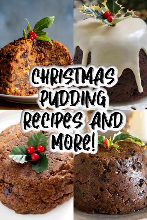 Easy Christmas Pudding, Easy Christmas Pudding Recipes, Xmas Pudding Recipe, Christmas Pudding Ideas, Christmas Pudding Wreath, Traditional Christmas Pudding, Best Christmas Pudding Recipe, English Christmas Pudding Recipes, Eves Pudding Uk