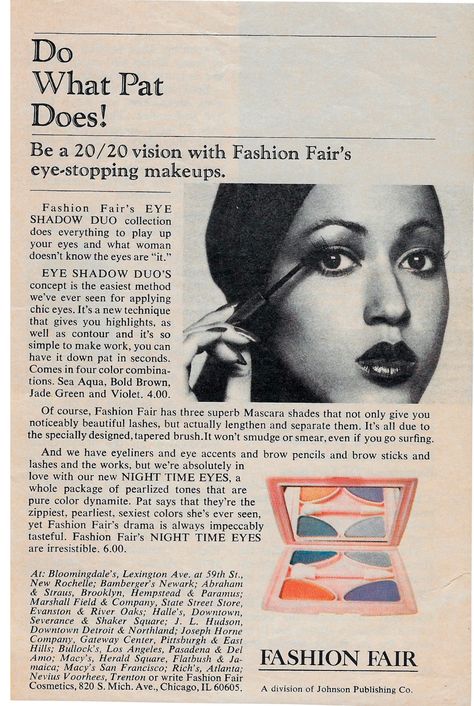 Fashion Fair Is Back! Inside the Legendary Cosmetics Brand’s Long-Awaited Relaunch | Vogue Fashion Fair Cosmetics, Reign Fashion, Makeup Ads, Black Cosmetics, Dark Complexion, Cosmetics Ingredients, Vintage Makeup, Cover Girl, Cosmetics Brands