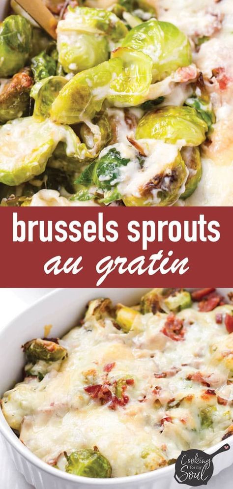 Brussels Sprouts Au Gratin Recipe, Brussel Sprout Au Gratin With Bacon, Brussel Sprouts Gratin, Modern Proper Brussel Sprout Gratin, Brussels Sprouts Au Gratin, Baked Brussels Sprouts, Brussel Sprouts Au Gratin, Cheesy Brussels Sprouts, Brussels Sprouts Gratin