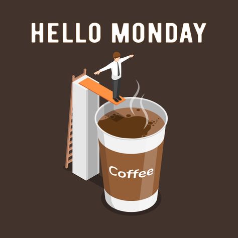 Monday Coffee Humor, Coffee Design Poster, Monday Mood, Coffee Monday, Monday Morning Coffee, Monday Coffee, Coffee Jokes, Food Videography, Instagram Branding Design