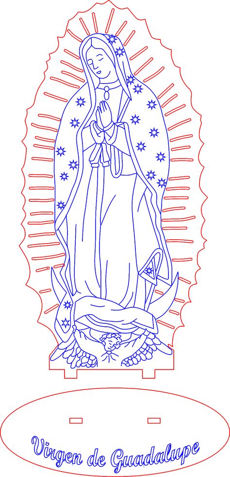 Virgen de Guadalupe - Stanser Virgen Mary Drawing, Virgin Mary Drawing, Virgen De Guadalupe Tattoo Ideas, Prison Drawings, Aztec Drawing, Tattoo Zeichnungen, Chicano Drawings, Graffiti Doodles, Jesus And Mary Pictures