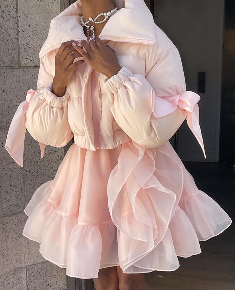 Pink Marshmallow, Pink Marshmallows, Princess Core, Black Femininity, Everything Pink, Girly Fashion, Pink Outfit, Preppy Outfits, Kawaii Fashion