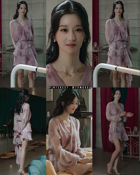 Kdrama Rich Girl Outfit, Seo Yeji Outfit, Kdrama Women Outfits, Eve Kdrama Outfits, Seo Ye Ji Eve, Seo Ye Ji Outfit, Kdrama Dress, Kdrama Outfits Women, Drama Clothes