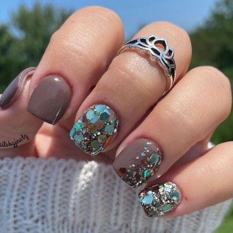 Country Theme Nails, Cowgirl Nails Westerns, Nail Deaigns, Cowgirl Nails, Western Nails, Country Nails, Turquoise Nails, Nail Tattoo, Short Acrylic Nails Designs