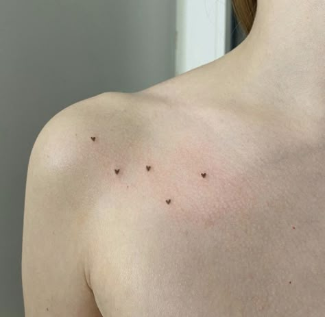 Small Brown Heart Tattoo, Small Heart Freckle Tattoo, Small Brown Tattoo, Heart Freckle Tattoo Arm, Mole Tattoo Ideas, Heart Mole Tattoo, Brown Heart Tattoo, Faded Tattoos Before And After, Heart Freckle Tattoo