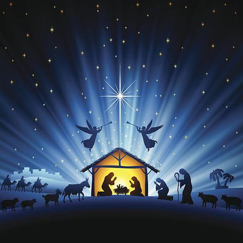 Presépio Banco de Imagens e Fotos de Stock - iStock Nativity Scene Pictures, Nativity Silhouette, Wallpaper Natal, Merry Christmas Gif, Merry Christmas Wallpaper, Christmas Phone Wallpaper, Christmas Jesus, Christmas Nativity Scene, Birth Of Jesus