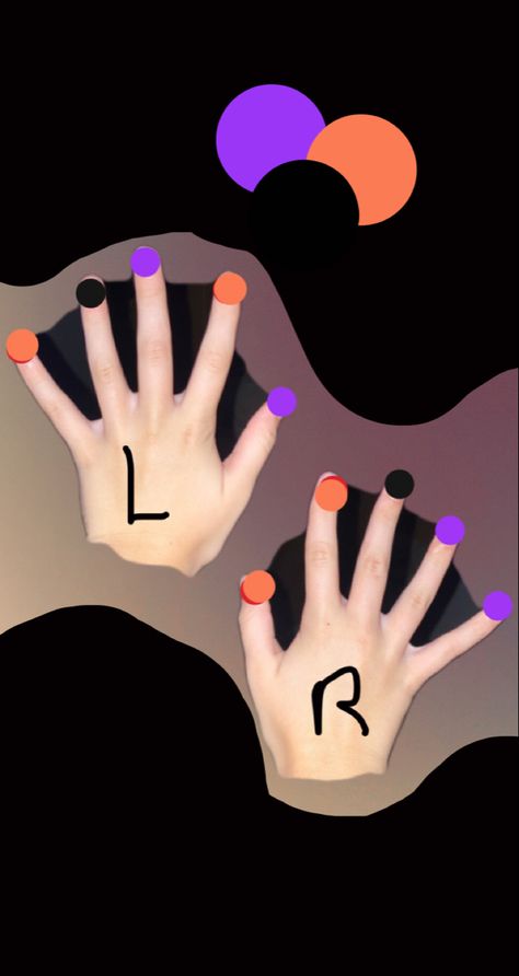 Black Purple And Orange Nails, Black Orange Purple Nails, Black Purple Orange Nails, Purple Orange Black Nails, Orange Purple Nails, Orange And Purple Halloween Nails, Purple Orange Nails, Orange And Purple Nails Halloween, Purple Orange Halloween Nails