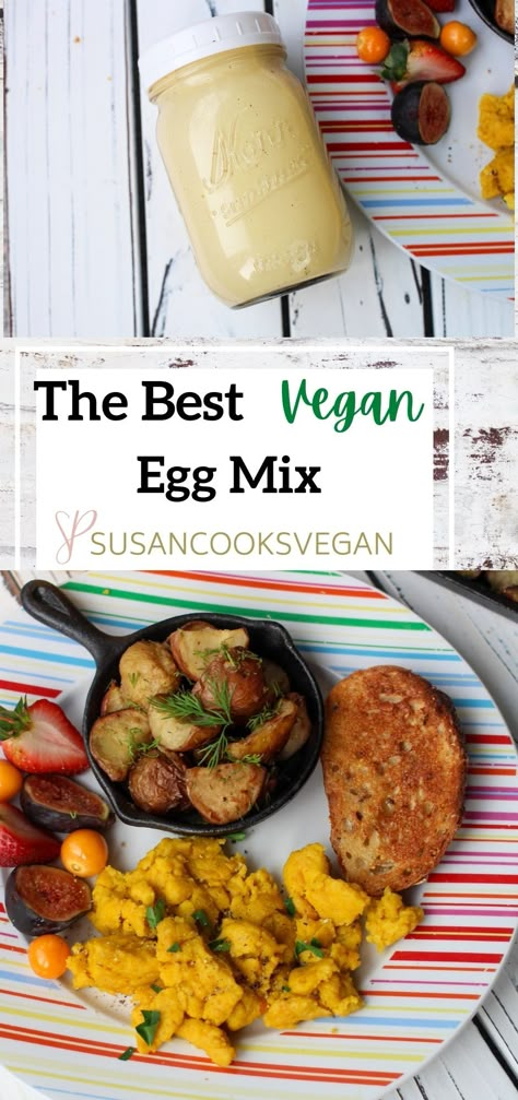 Diy Just Egg Vegan, Copycat Just Egg Vegan, Homemade Just Egg, Copycat Just Egg, Vegan Just Egg Copycat Recipe, Diy Just Egg, Just Eggs Vegan Recipes, Just Egg Recipes, Just Egg Copycat Recipe