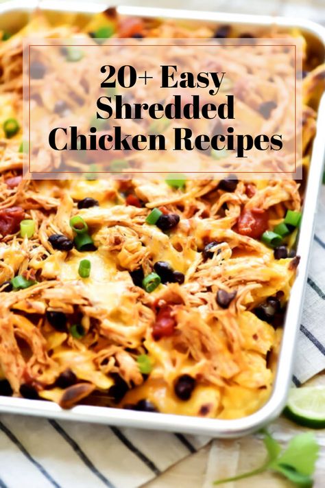 What To Make With Shredded Chicken Healthy, Healthy Dinner Recipes Shredded Chicken, Shredded Chicken Recipes Healthy Clean Eating, Crockpot Recipes Shredded Chicken, Weight Watcher Shredded Chicken Recipes, Healthy Dinner With Shredded Chicken, Mexican Style Shredded Chicken, Best Way To Make Shredded Chicken, Pre Cooked Shredded Chicken Recipes