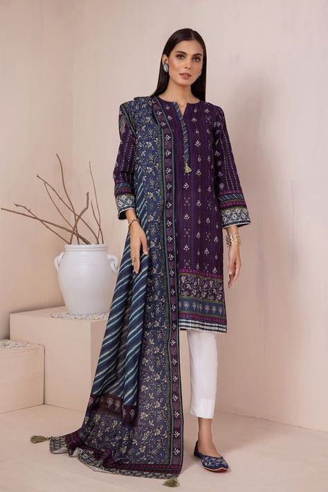 Let’s talk about Lakhani Winter Khaddar Unstitched Collection 2024-2025 Volume 1st by LSM Fabrics live now. It’s a collection containing new winter 3 pieces unstitched soft khaddar printed suits for women. Lakhani winter collection 2024-2025 has a colorful designer for ladies. Winter Khaddar Dress Design, Khaddar Dress Design, Pakistani Winter Dresses, Pakistani Designer Suits, Pakistani Suits, Suit Fabric, Silk Dupatta, Pakistani Outfits, Print Chiffon