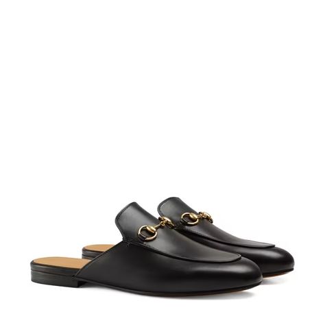 Gucci Princetown, Guccio Gucci, Designer Slippers, St Helena, North Korean, Gucci Leather, Leather Slippers, Gucci Mules, Gucci Black