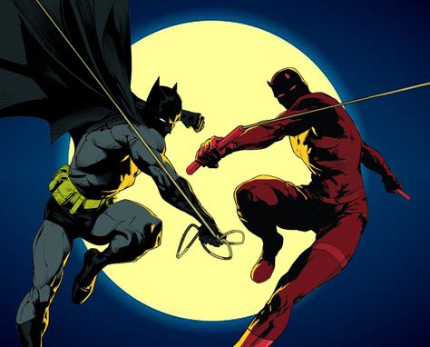 Batman Daredevil
#batman
#daredevil Batman And Daredevil, Spiderman And Daredevil, Daredevil Batman, Nightwing Art, Daredevil Art, Superhero Room, Charlie Cox, Dc Comics Heroes, Marvel Daredevil